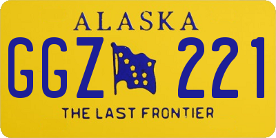 AK license plate GGZ221