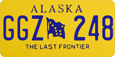 AK license plate GGZ248