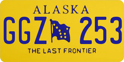 AK license plate GGZ253