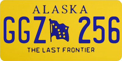 AK license plate GGZ256