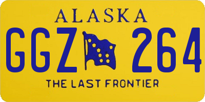 AK license plate GGZ264