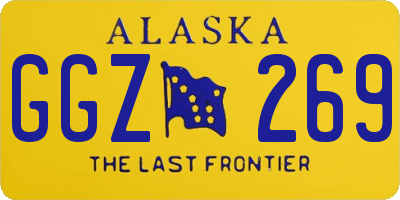 AK license plate GGZ269