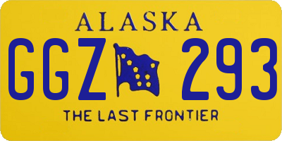 AK license plate GGZ293