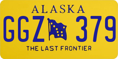 AK license plate GGZ379