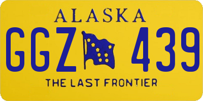 AK license plate GGZ439