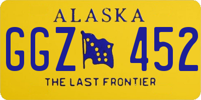 AK license plate GGZ452