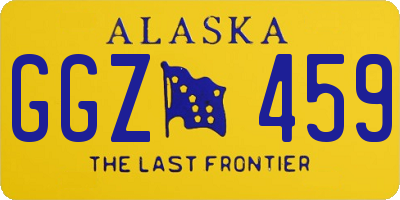 AK license plate GGZ459