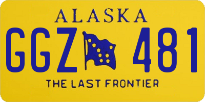 AK license plate GGZ481