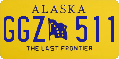 AK license plate GGZ511