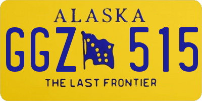 AK license plate GGZ515