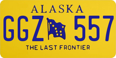 AK license plate GGZ557