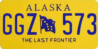 AK license plate GGZ573