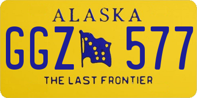 AK license plate GGZ577