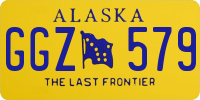 AK license plate GGZ579