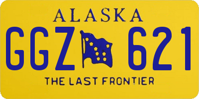 AK license plate GGZ621