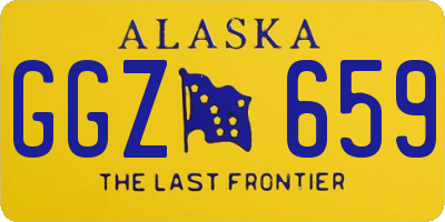 AK license plate GGZ659