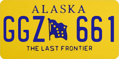 AK license plate GGZ661