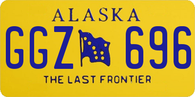 AK license plate GGZ696