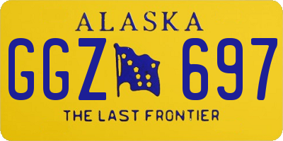 AK license plate GGZ697