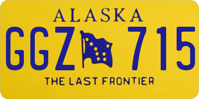 AK license plate GGZ715