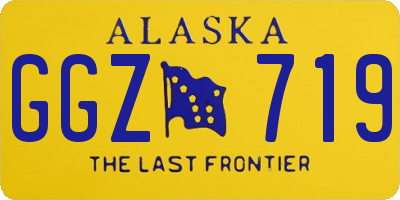 AK license plate GGZ719