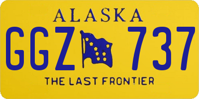 AK license plate GGZ737