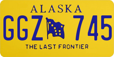 AK license plate GGZ745