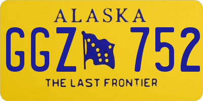 AK license plate GGZ752