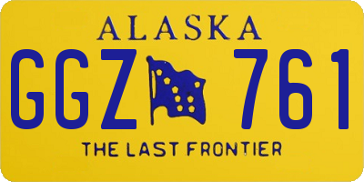 AK license plate GGZ761
