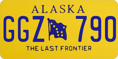 AK license plate GGZ790