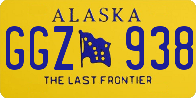 AK license plate GGZ938