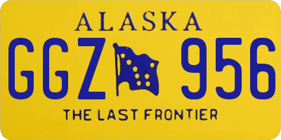 AK license plate GGZ956