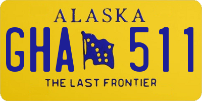 AK license plate GHA511