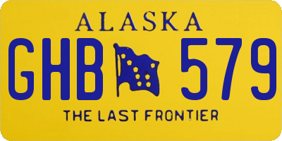 AK license plate GHB579