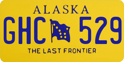 AK license plate GHC529