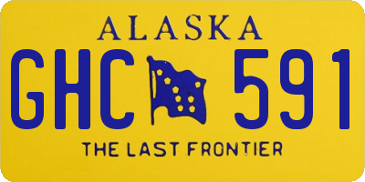 AK license plate GHC591