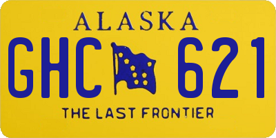 AK license plate GHC621