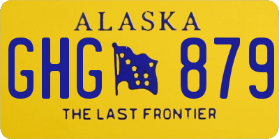 AK license plate GHG879
