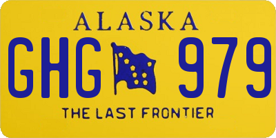 AK license plate GHG979