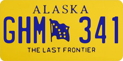 AK license plate GHM341