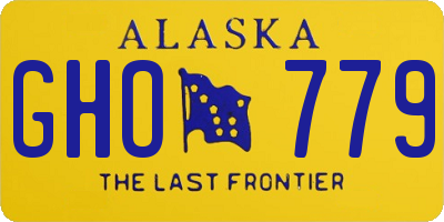 AK license plate GHO779