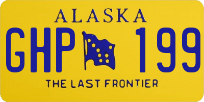 AK license plate GHP199