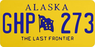AK license plate GHP273