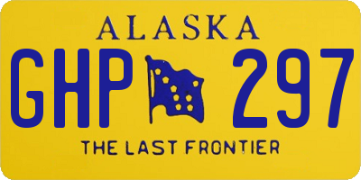 AK license plate GHP297