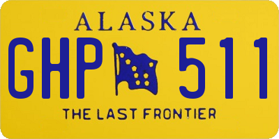 AK license plate GHP511