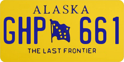 AK license plate GHP661