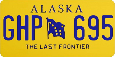 AK license plate GHP695