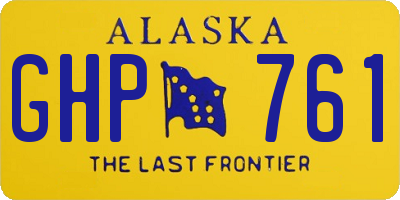 AK license plate GHP761