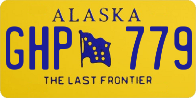 AK license plate GHP779