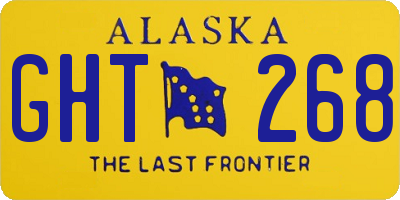 AK license plate GHT268